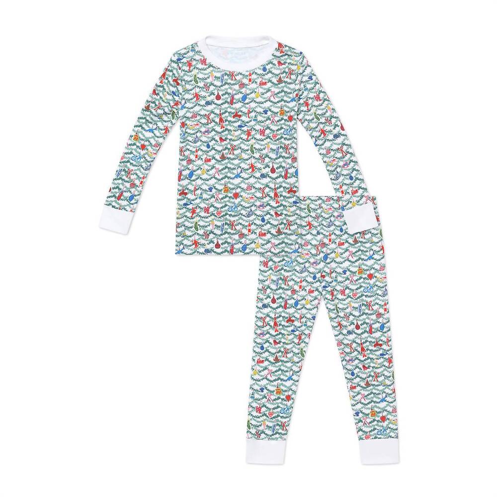 NEW JOY STREET kids two piece pajamas in oh christmas tree